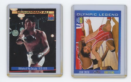 Set of 2 Pair Antique / Vintage Scarce Boxing Cards OPP!!