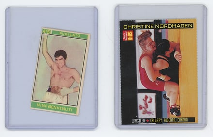 Set of 2 Pair Antique / Vintage Scarce Boxing Cards OPP!!