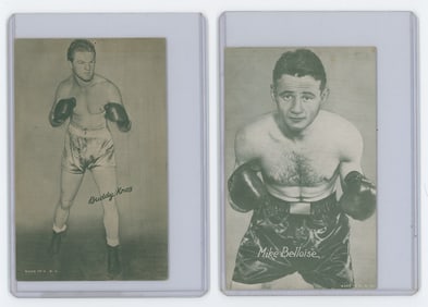 Set of 2 Pair Antique / Vintage Scarce Boxing Cards OPP!!