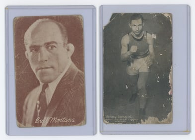 Set of 2 Pair Antique / Vintage Scarce Boxing Cards OPP!!