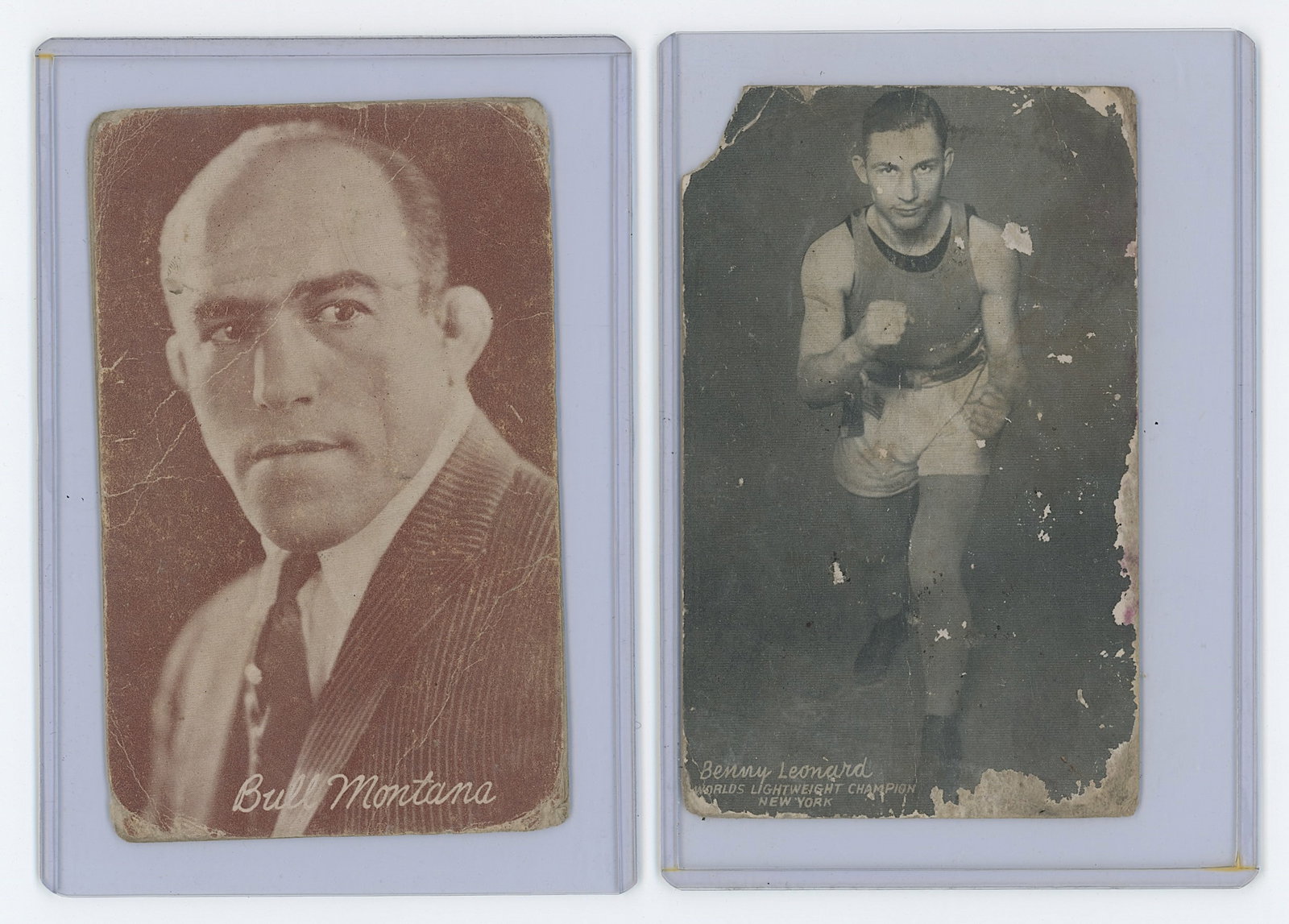 Set of 2 Pair Antique / Vintage Scarce Boxing Cards OPP!!: The provenance of this lot is from the estate of a deceased collector in South Florida. We have included quality images to show it's actual condition. This lot is located in Boca Raton, Fl and its shi