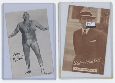 Set of 2 Pair Antique / Vintage Scarce Boxing Cards OPP!!