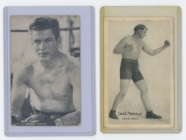 Set of 2 Pair Antique / Vintage Scarce Boxing Cards OPP!!