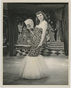 Vintage Pin Up Female Photo 10" x 8" THEATRE DANCER