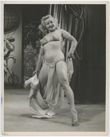 Vintage Pin Up Female Photo 10" x 8" THEATRE DANCER