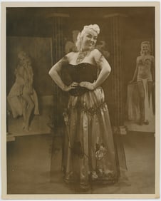 Vintage Pin Up Female Photo 10" x 8" THEATRE DANCER
