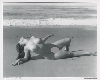 BUNNY YEAGER Vintage Pin Up Litho Model DIANE WEBBER