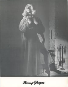 BUNNY YEAGER Vintage Pin Up Litho Model BUNNY YEAGER