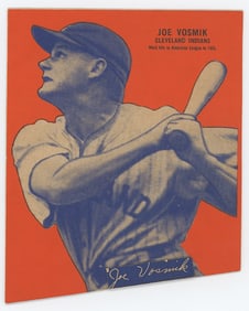 Vintage 1936 Wheaties Baseball Cutout Card JOE VOSMIK