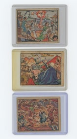 Vintage Set 3 Trading Cards 1938 Gum, Inc. Horrors Of War OPP!