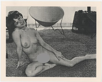 Vintage Photogravure Pin-Up Nude Model