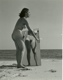 ANDRÉ DE DIENES Vintage Photo 1950s-1960s Nude Study