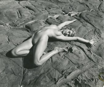ANDRÉ DE DIENES Vintage Photo 1950s-1960s Nude Study