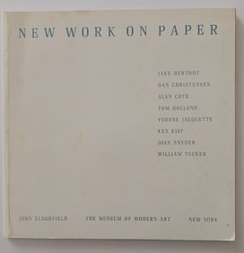 New work on paper 1, published by MoMA in New York