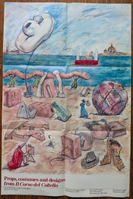 Poster exhibition "Props, costumes and designs from Il Corso del Coltello"