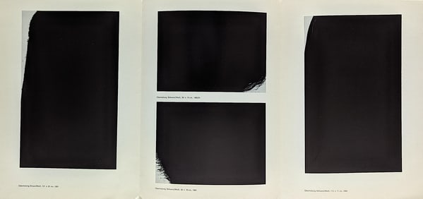 ARNULF RAINER Art Catalog Galerie Schottle Munchen, 1970