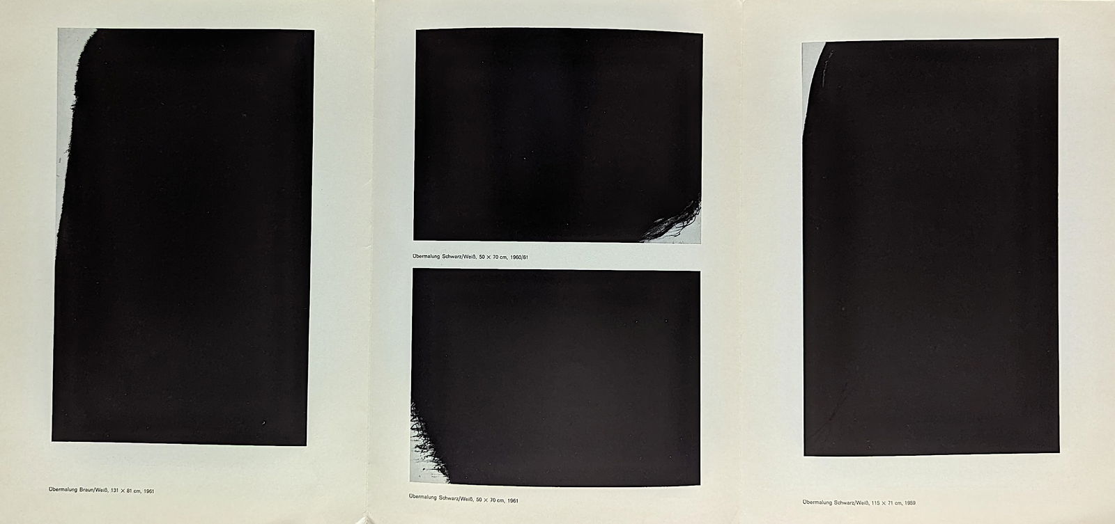 ARNULF RAINER Art Catalog Galerie Schottle Munchen, 1970: The provenance of this lot is from the estate / Archives of Mr. Ira Licht. The dimensions are Approx. 11.75" x 8.25" (closed). Please see all the included images to read all related information and re
