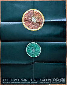 Art Poster Robert Whitman Theater Works 1960-1976