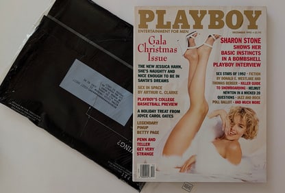 Playboy Magazine December 1992 Sharon Stone