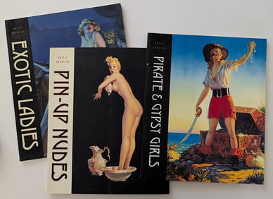 Set 3 Artist Archives 2001 Incl. Pin Up Nudes, Gypsy Girls, Exotic Ladies