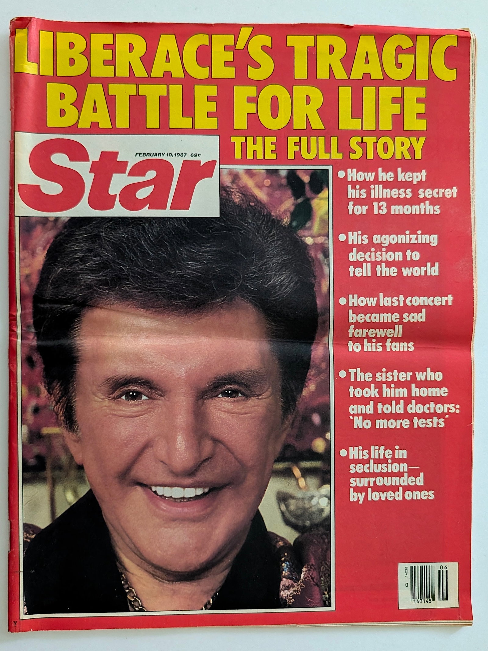 February 10, 1987, edition of Star magazine - MONEYPENNY: This lot is coming from the estate of a collector in RI. We have included quality images to show it's actual condition. This lot is located in Boca Raton, Fl and its shipment will be made directly by 