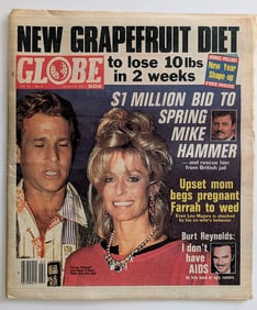 January 8, 1985, issue of GLOBE FARRAW FAWCETT