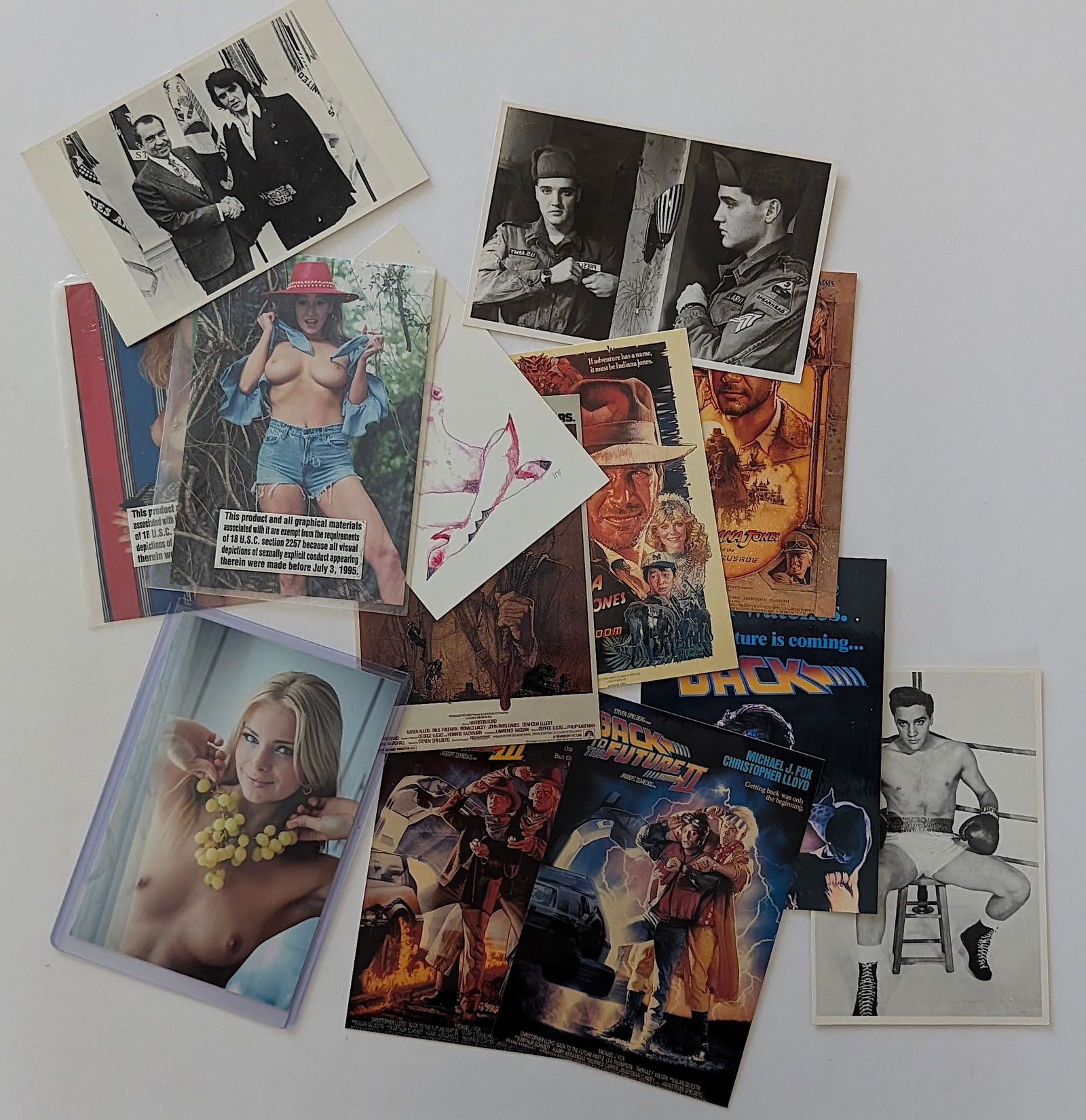 Collection of Postcards Incl. Pin-Ups & Elis Presley (1 of 2)
