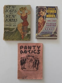 Three Vintage Pulp Small Books - Middle 20th Century