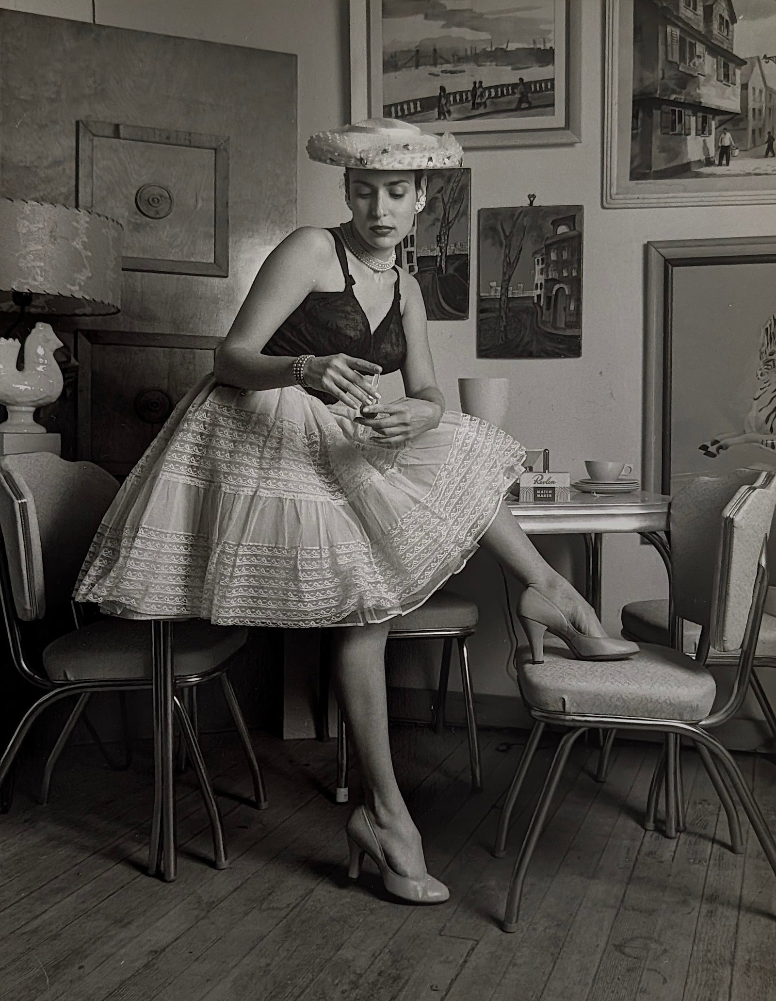 Original Signed Photo HARRIET TANNIN (1929-2009): Harriet Tannin, photographer, painter, sculptor, political activist, writer and lecturer was born April 26, 1929. She is best known for her modernist, pioneer work with woven photography and her non-o