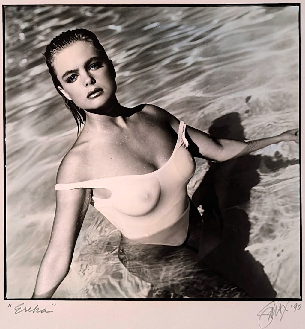 Oiginal Professional Photo with Female Model 21st C.: This lot is coming from the estate of a collector in RI. The dimensions are Approx. 11" x 14" (Mat) We have included quality images to show it's actual condition. This lot is located in Boca Raton, Fl