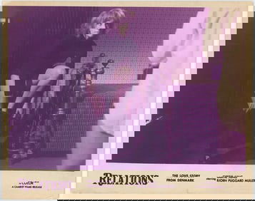 Vintage Pin Up Nude Female Photo 10" x 8" Movie Relations