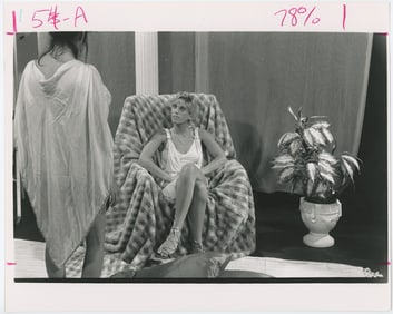 Vintage Pin Up Nude Female Photo 10" x 8" Play Movie