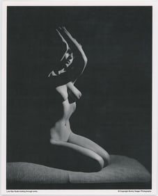 BUNNY YEAGER Vintage Pin Up Litho Model Low Key Nude