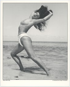 BUNNY YEAGER Vintage Pin Up Litho Model Bettie Page
