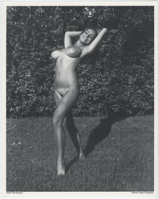 BUNNY YEAGER Vintage Pin Up Litho Model Ruth Anderson