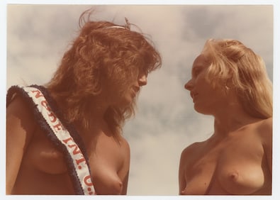 Vintage 1970s / 80s American Naturalism Nudism Female Model 4.5" x 3.5"