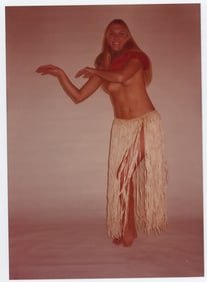 Vintage 1970s / 80s American Naturalism Nudism Female Model 4.5" x 3.5"