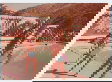 Vintage 1970s / 80s American Naturalism Nudism Female Model 4.5" x 3.5"