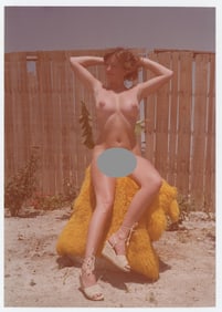 Vintage 1970s / 80s American Naturalism Nudism Female Model 4.5" x 3.5"