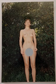 Vintage 1980s American Naturalism Nudism Large Photo Kodak 12" x 8"