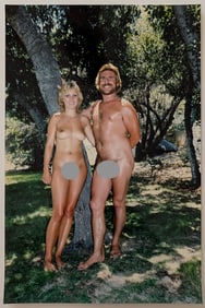 Vintage 1980s American Naturalism Nudism Large Photo Kodak 12" x 8"