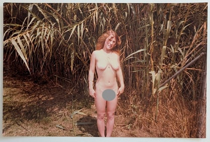 Vintage 1980s American Naturalism Nudism Large Photo Kodak 12" x 8"