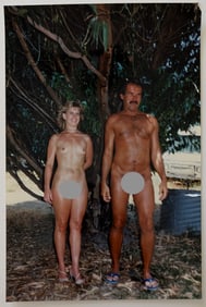 Vintage 1980s American Naturalism Nudism Large Photo Kodak 12" x 8"