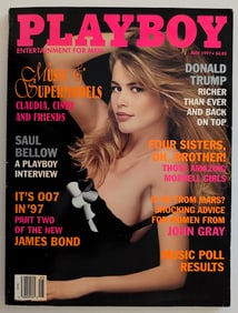 Playboy Magazine May 1997 Claudia Schiffer/Cindy Crawford