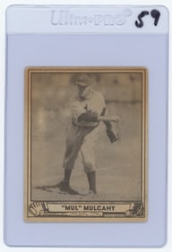 Mul Mulcahy 1940 Play Ball Baseball Card Gum Inc.