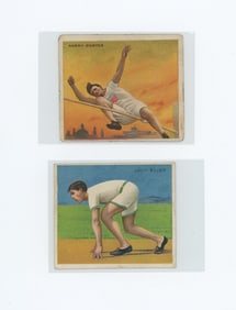 Vintage Set of Two1910s Mecca Collectible Champions Cards