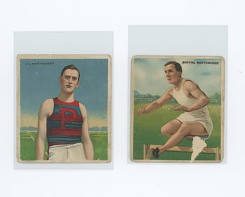 Vintage Set of Two1910s Mecca Collectible Champions Cards
