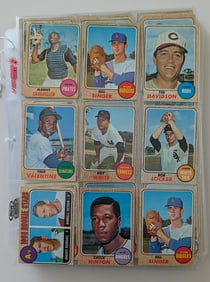 Vintage Set 1968 Topps Baseball Cards Collection