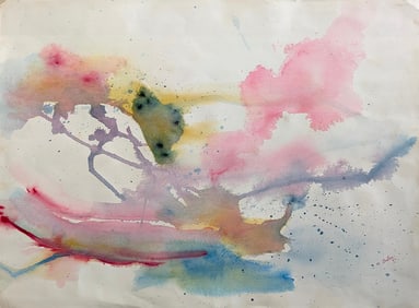 ALICE BABER (1928-1982) American Abstract Expressionism, 1977