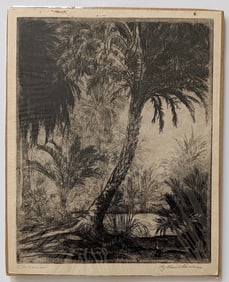 EMIL KOSA Jr (1903-1968) ) Original Vintage Etching